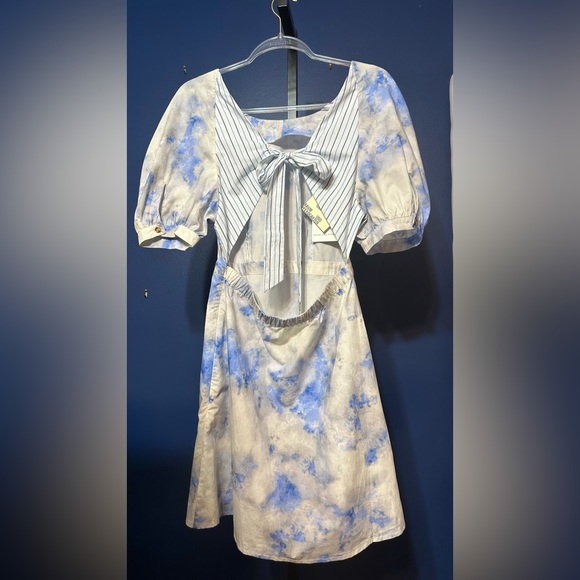 NWT Baum Und Pferdgarten Puff Sleeve Mini Dress - Picture 3 of 7